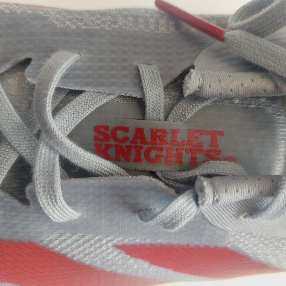 Adidas Adizero SL2 Mens Size 10 Rutgers Scarlet Knights Running Shoes Stone Gray - Picture 6 of 12